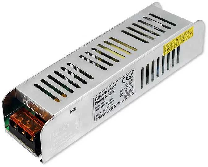 QOLTEC 50964 Qoltec LED tvarkyklė IP20 120W 12V 10A plona