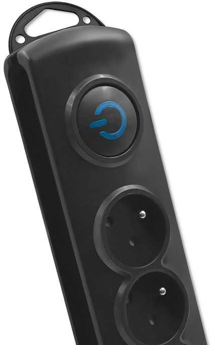 QOLTEC 50113 Viršįtampių apsauga 8 maitinimo lizdas 1,8m