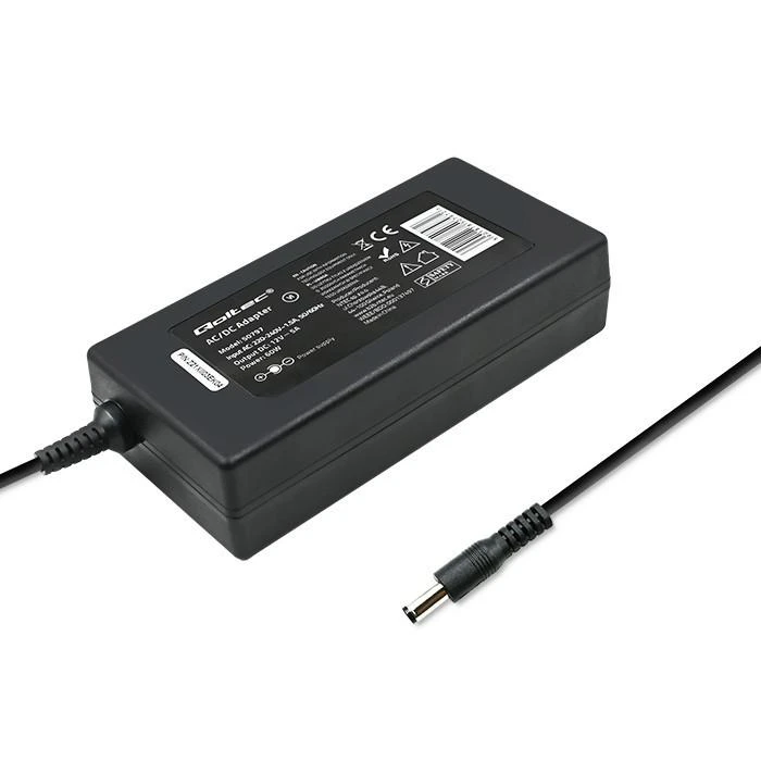 QOLTEC 50797 Prijunkite maitinimo šaltinį 60W 12V 5A 5,5x2,1 maitinimo laidas