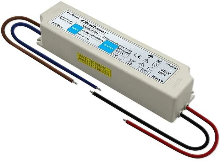 QOLTEC 50944 Qoltec Impulse maitinimo šaltinis | IP67 | 100V-240V | 100W | 12V | 8.3A