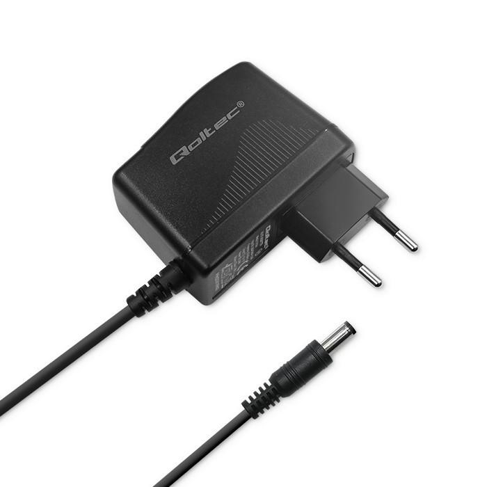 QOLTEC 52397 Kištukinis maitinimo šaltinis PREMIUM 24W / 12V / 2A / 5,5x2,1