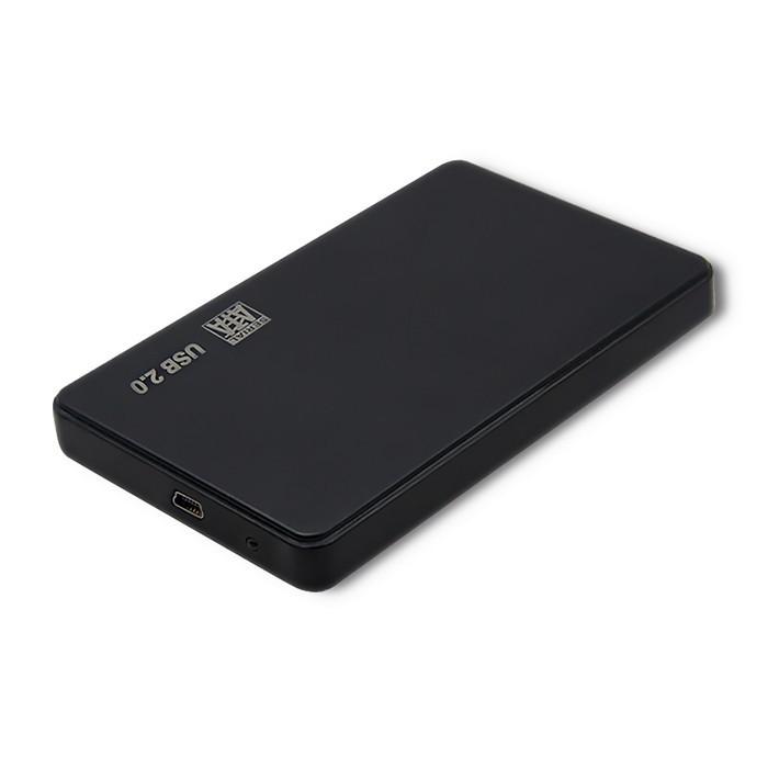QOLTEC išorinio kietojo disko dėklas HDD/SSD 2.5" SATA3 USB 2.0 Juodas