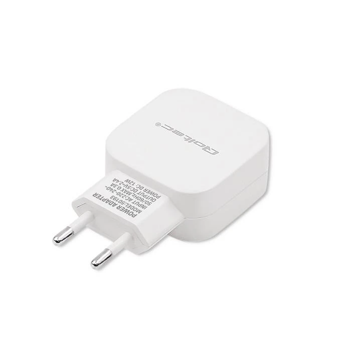 QOLTEC 50193 AC adapter for Išmanusis telefonas / Planšetė 12W 5V 2.4A USB baltas