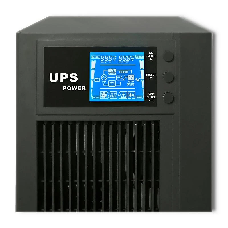 Qoltec Nepertraukiamo maitinimo šaltinis On-line 3KVA 2.4kW LCD USB
