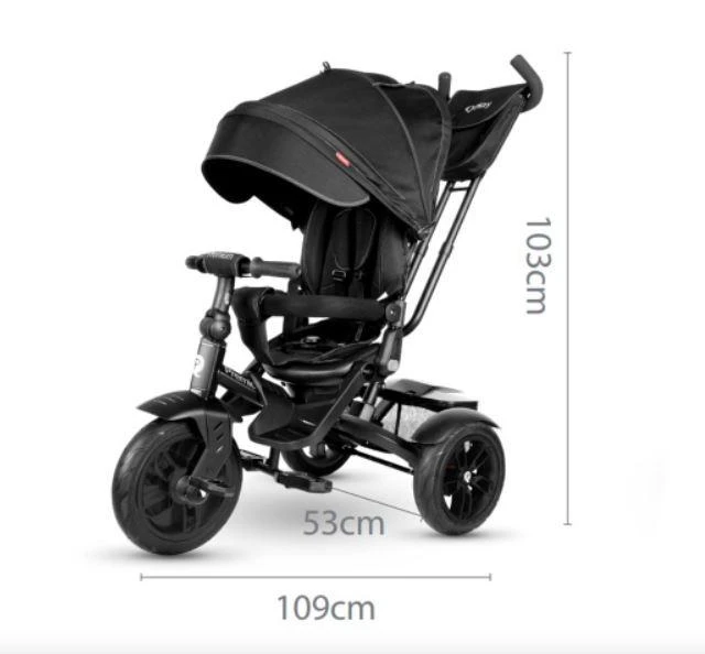 QPLAY PREMIUM AIR 6 in 1 triratukas pripučiamais ratais