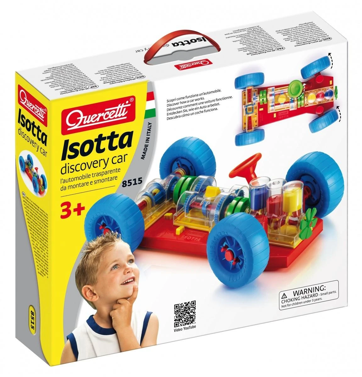 Quercetti Isotta Discovery Car - Edukacinis Žaislas