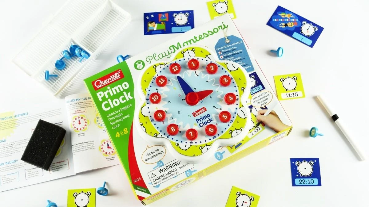 Quercetti Primo Clock - Edukacinis Žaislas