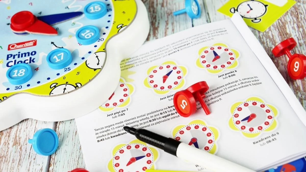 Quercetti Primo Clock - Edukacinis Žaislas