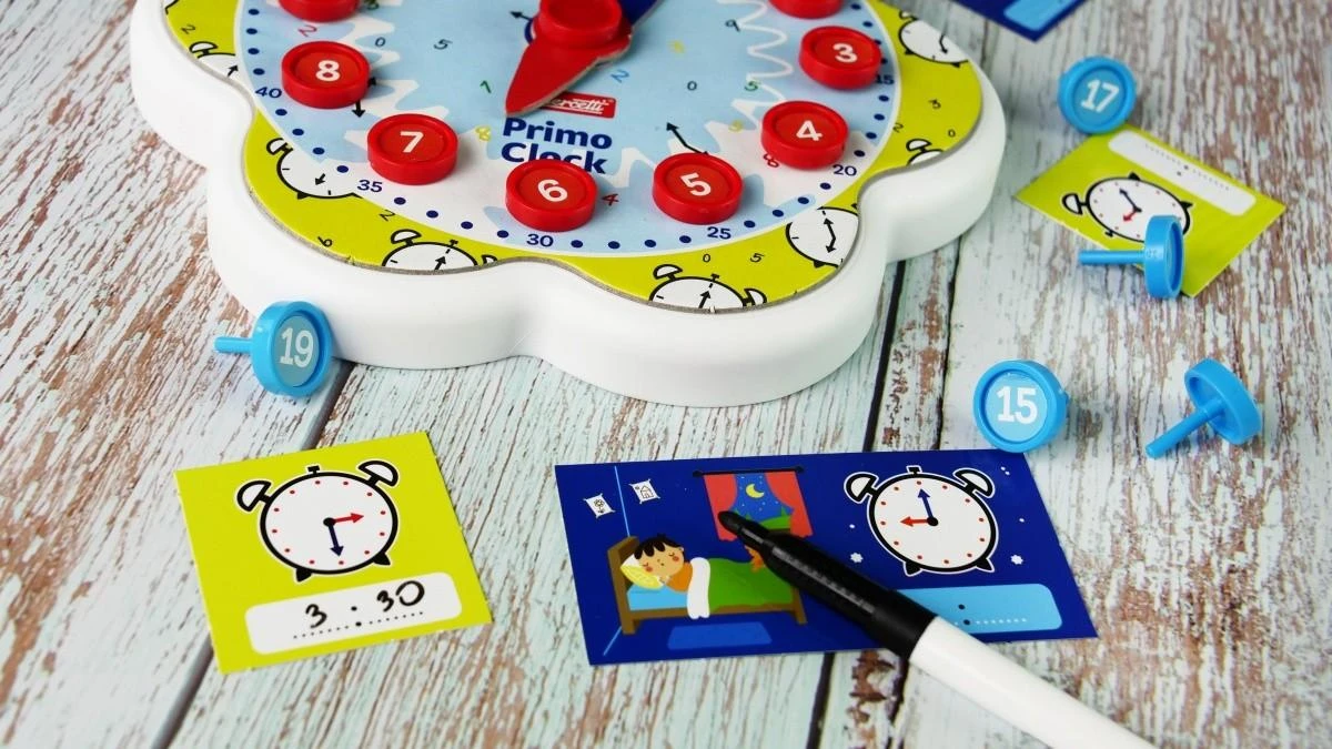 Quercetti Primo Clock - Edukacinis Žaislas