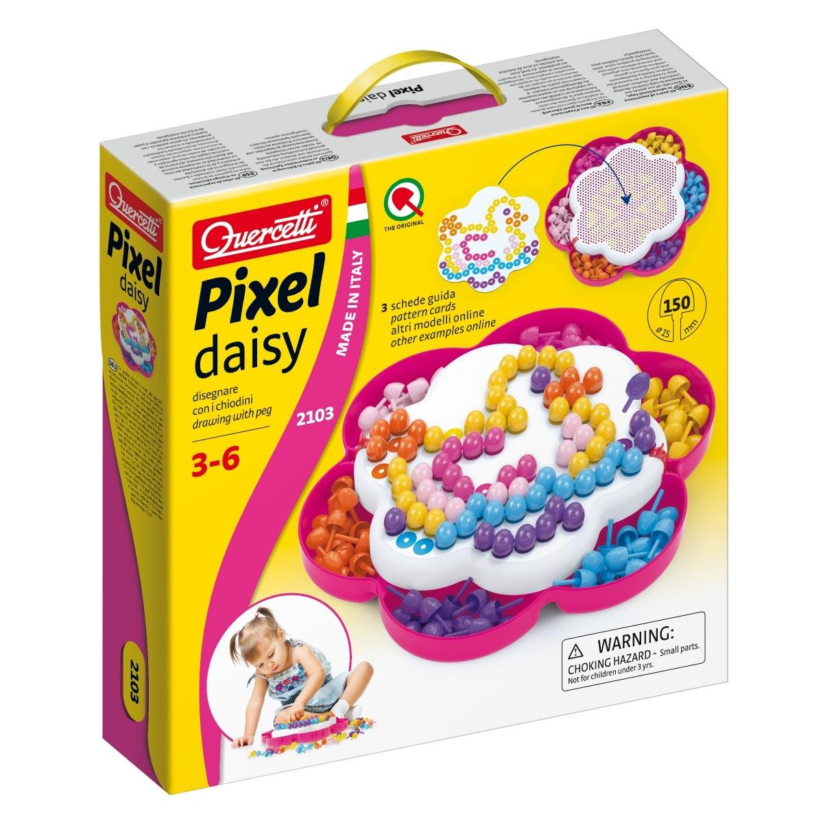 Lavinamasis žaislas - mozaika Pixel Daisy, Quercetti