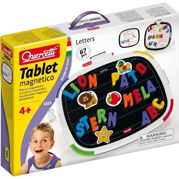 Quercetti Planšetė Magnetico Letters - Edukacinis Žaislas