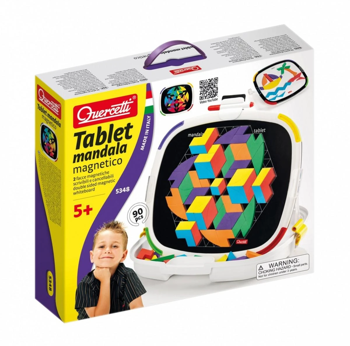 Quercetti Planšetė Mandala Magnetico - Edukacinis Žaislas