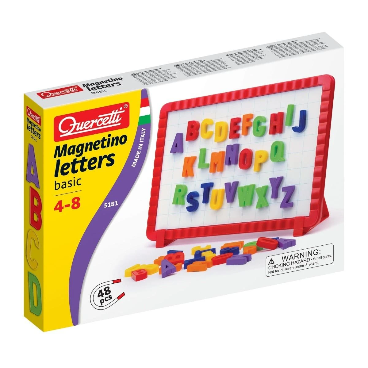 Quercetti Magnetino Letters - Edukacinis Žaislas