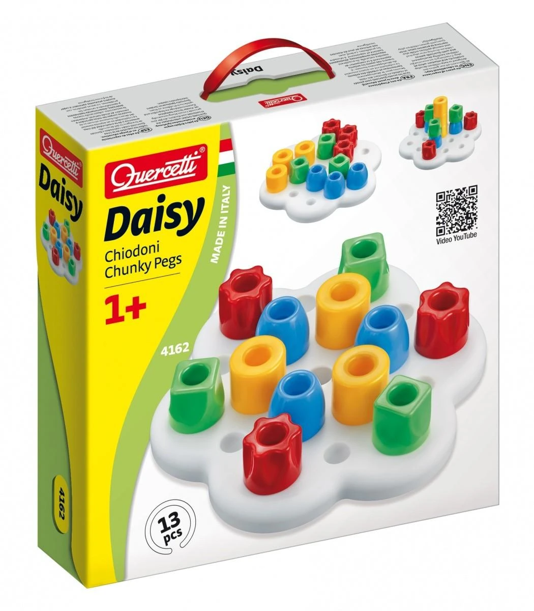 Quercetti Daisy Chunky Pegs Sorter - Edukacinis Žaislas