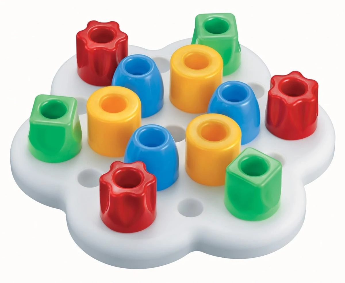 Quercetti Daisy Chunky Pegs Sorter - Edukacinis Žaislas