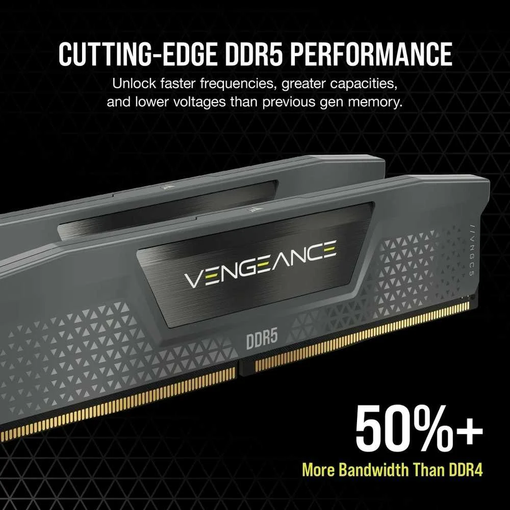 RAM „Corsair Vengeance“ 32 GB [2 x 16 GB 6400 MHz DDR5 CL32 DIMM]