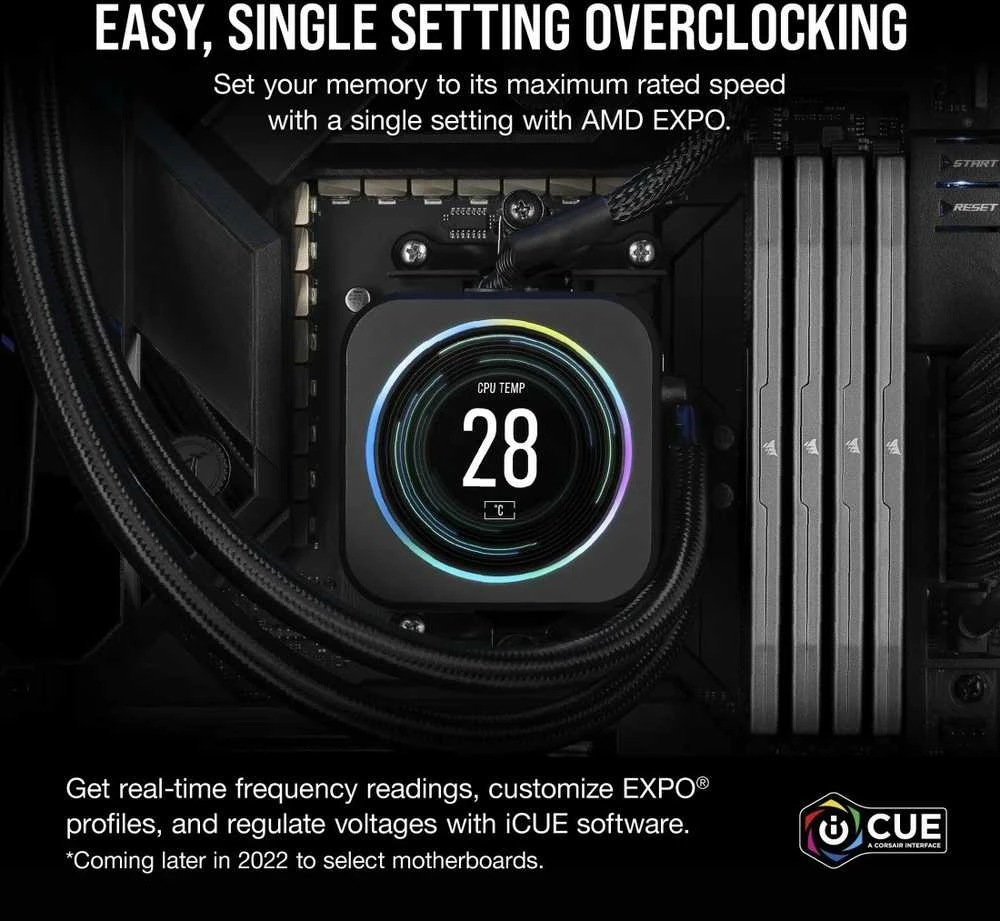 RAM „Corsair Vengeance“ 32 GB [2 x 16 GB 6400 MHz DDR5 CL32 DIMM]