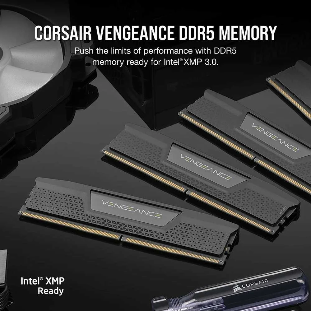 CORSAIR DRAM atminties rinkinys VENGEANCE – 64GB (2 x 32GB rinkinys) – DDR5 6400MHz C32
