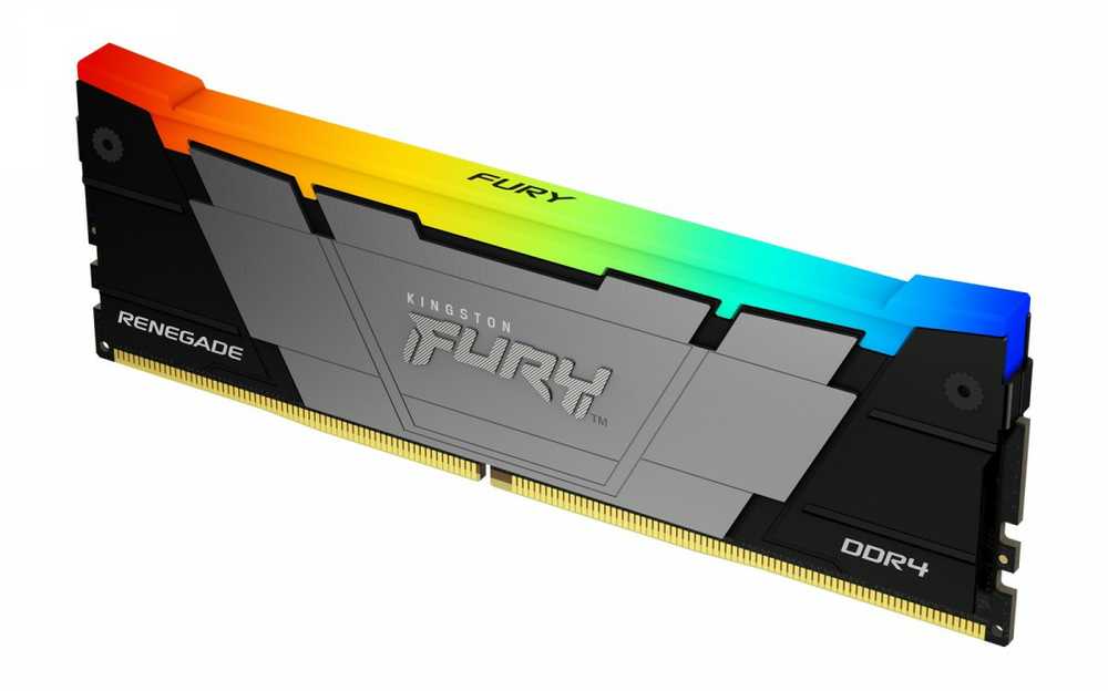 Vidinė atmintis (RAM) KINGSTON 32GB 3200MT/s DDR4 CL16 DIMM Kit of 2 1Gx8 FURY Renegade RGB