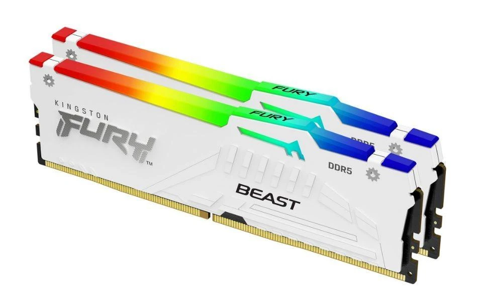 Kingston FURY Beast DDR5 32GB RAM su vaivorykštiniu RGB