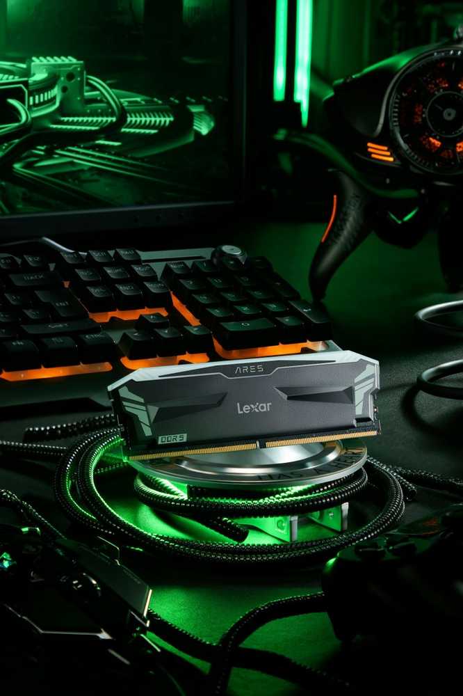 RAM Lexar | Darbalaukio atmintis | ARES | 32 komplektas (16GBx2) GB | DDR5 | 7200 MHz | PC/serveris | Registracijos Nr. | ECC Nr