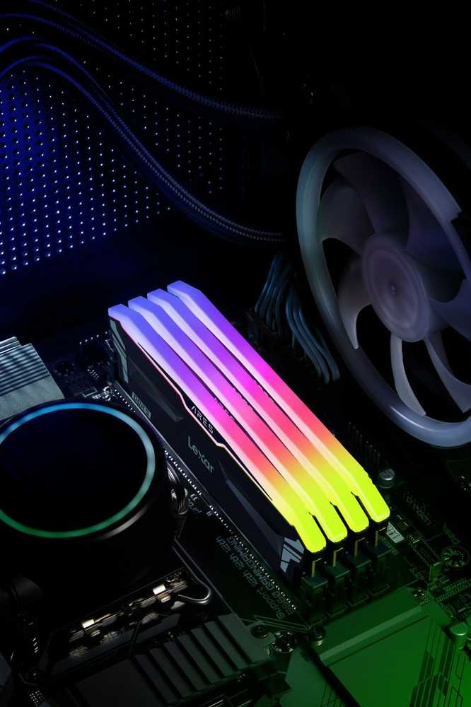 RAM Lexar | Darbalaukio atmintis | ARES | 32 komplektas (16GBx2) GB | DDR5 | 7200 MHz | PC/serveris | Registracijos Nr. | ECC Nr