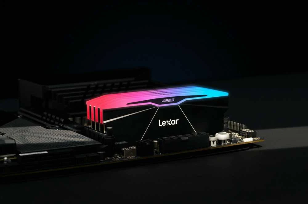 RAM „Lexar ARES RGB“ 32 GB (2 x 16 GB) DDR5 6000 MHz CL28 atmintis