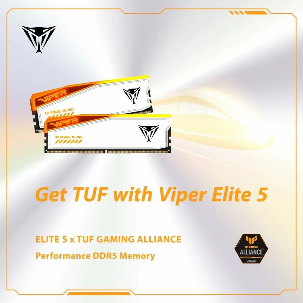 RAM Patriot Viper Elite 5 RGB TUF 32GB [2x16GB 6000MHz DDR5 CL36 DIMM]