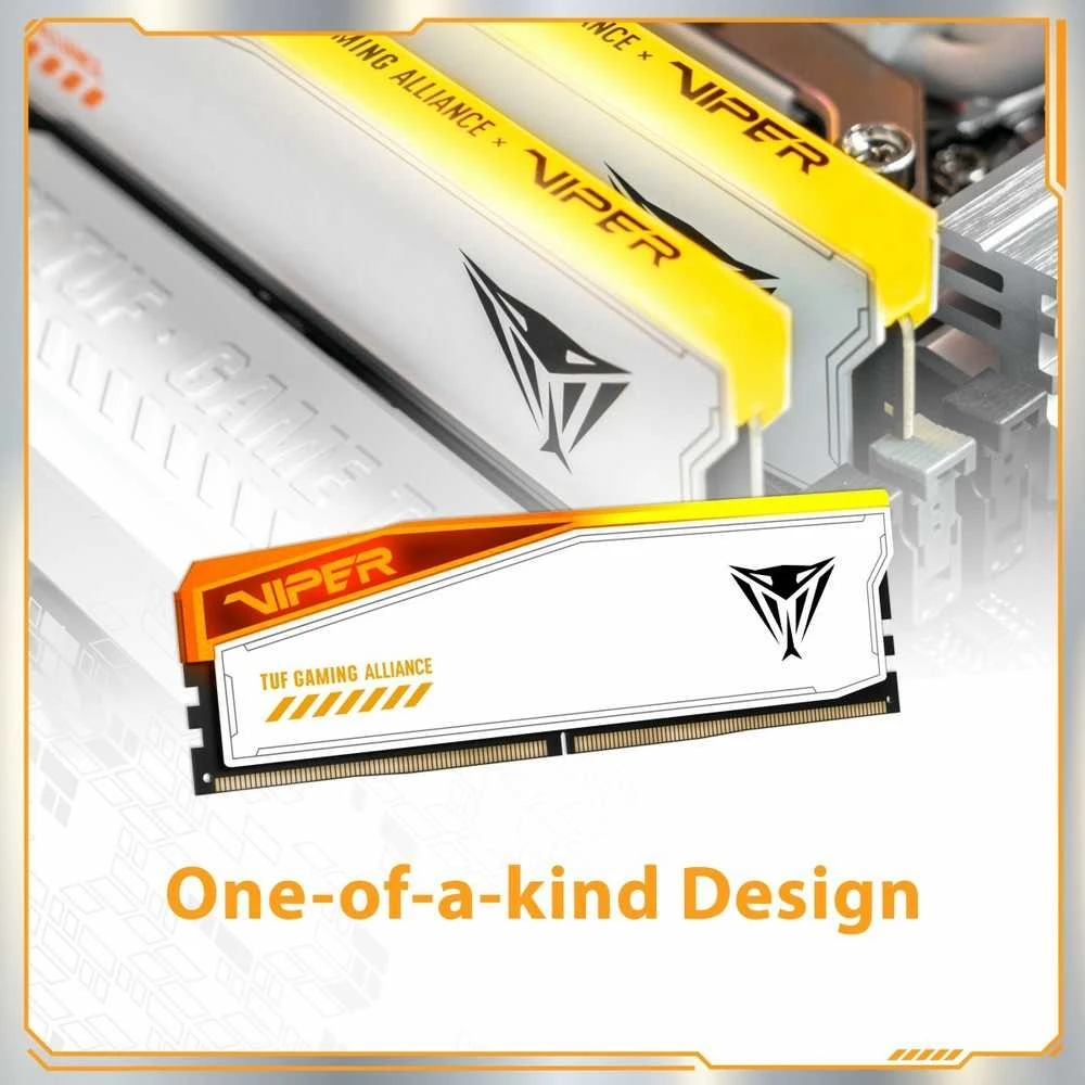 Patriot Viper Elite 5 DDR5 atminties modulis su TUF dizainu