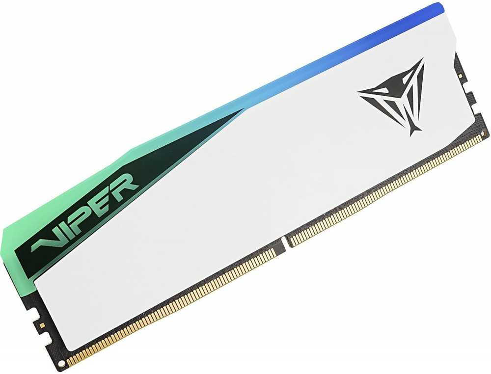 RAM Patriot Viper Elite RGB 32GB [1x32GB 5600MHz DDR5 CL38 DIMM] balta