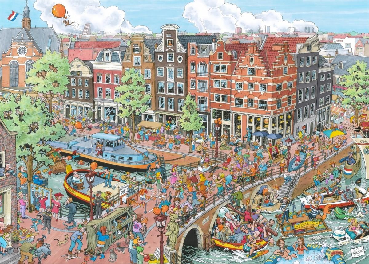 Ravensburger Dėlionė 1000 vnt. - Amsterdamas