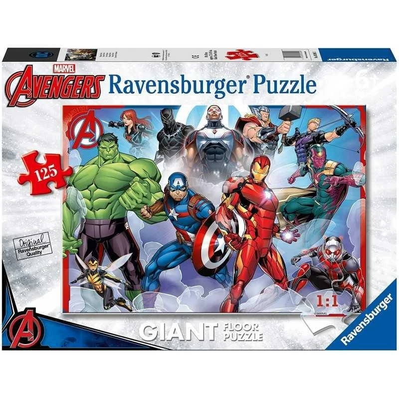Ravensburger Dėlionė 125 vnt. - Keršytojai (The Avengers) aprašymas - Prekės nuotrauka