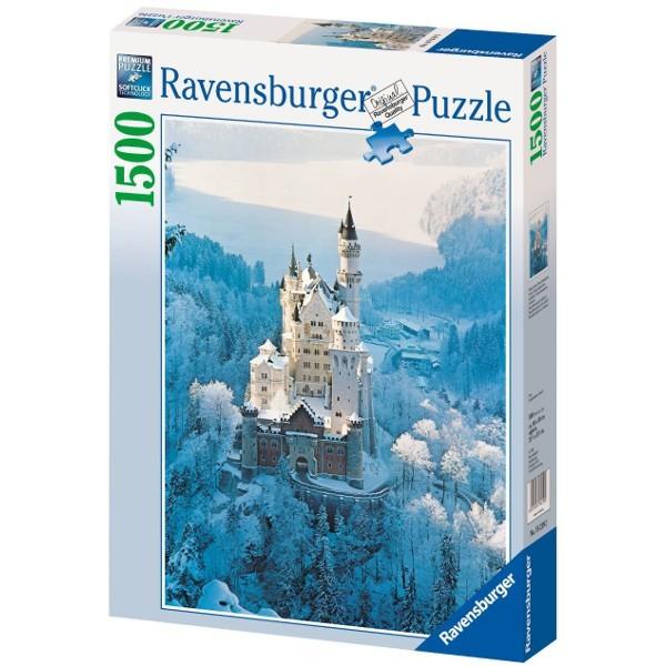 Ravensburger Dėlionė 1500 vnt. - Pilis žiemą aprašymas - Prekės nuotrauka