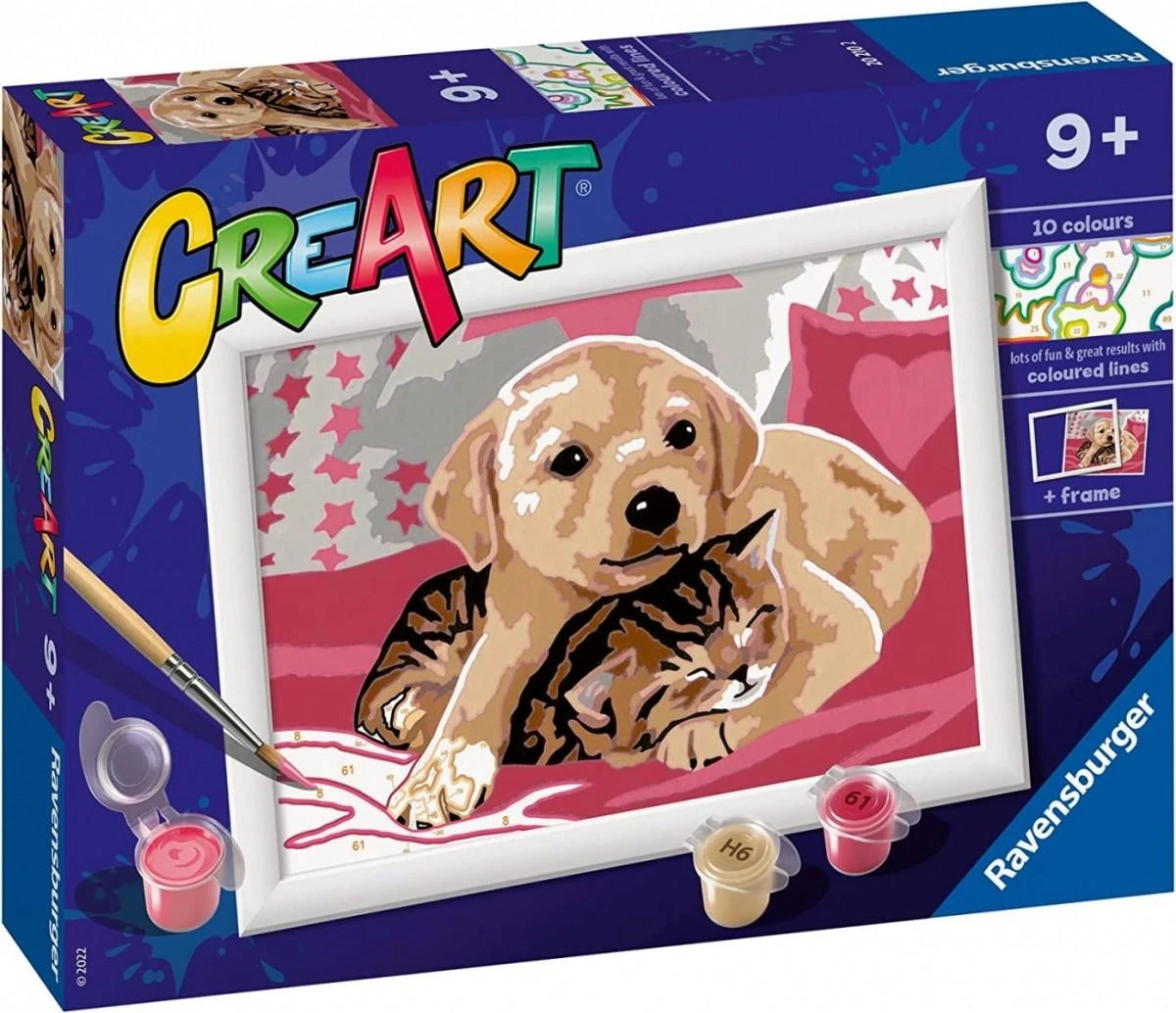 Ravensburger Paint by Numbers Blanket Friends
