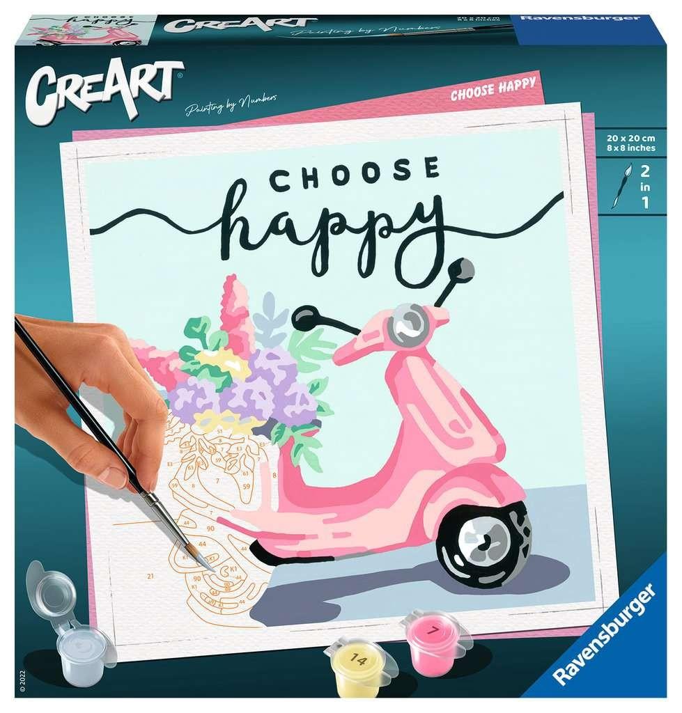 Ravensburger CreArt menų rinkinys Pasirink laimę 20125 20x20cm