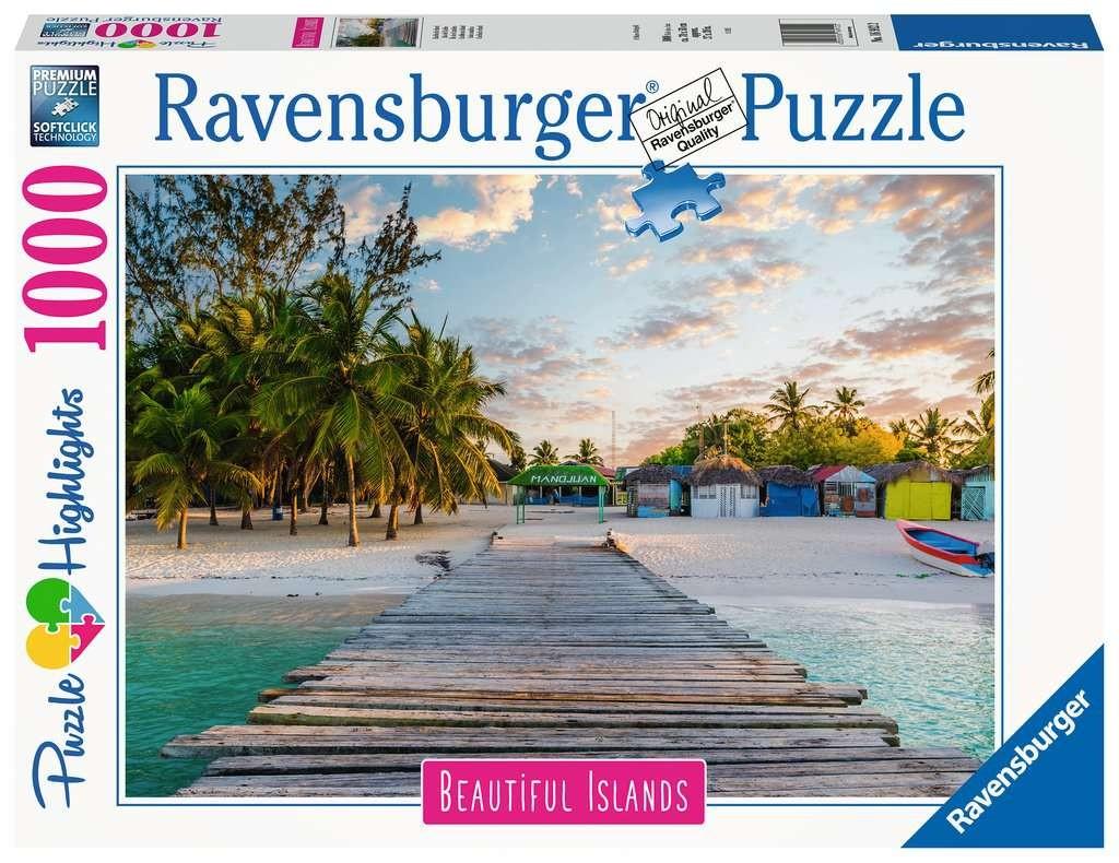 Ravensburger Dėlionė 1000 vnt. - Maldyvai aprašymas - Prekės nuotrauka