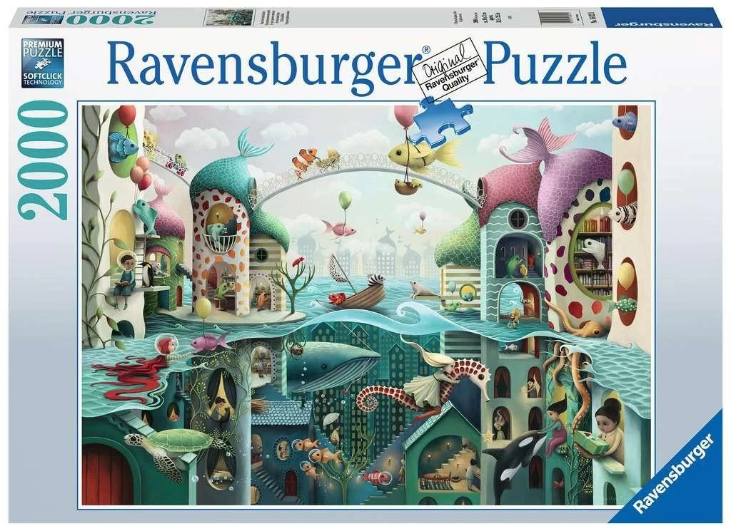 Ravensburger Dėlionė 2000 vnt. - Jei žuvys galėtų kalbėti aprašymas - Prekės nuotrauka
