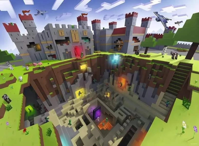 Ravensburger Dėlionė 300 vnt. - Minecraft aprašymas - Prekės nuotrauka