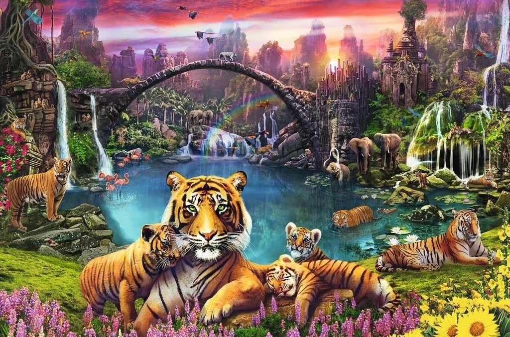 Ravensburger Dėlionė 3000 vnt. - Laukinė gamta aprašymas - Prekės nuotrauka
