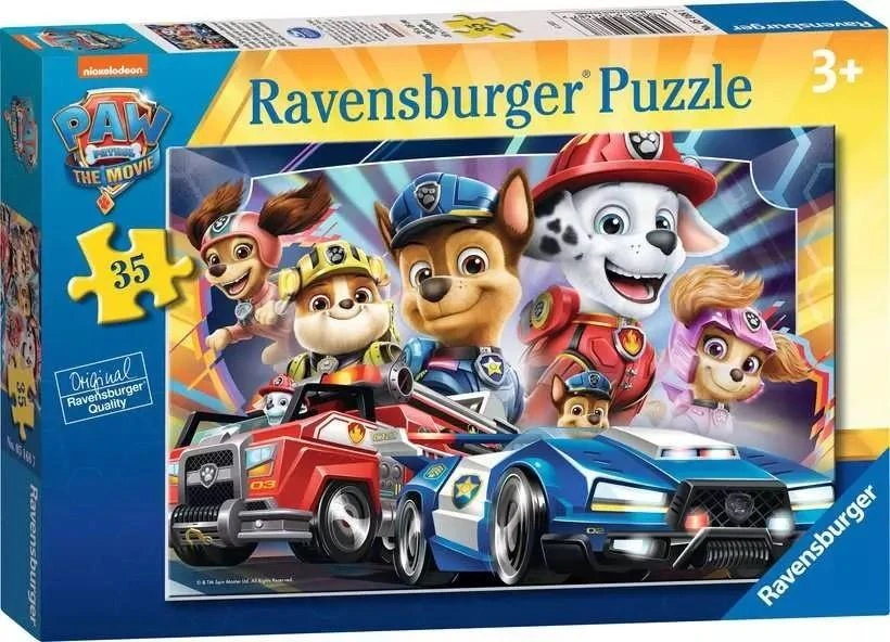 Ravensburger Dėlionė 35 vnt. - Šunyčiai patruliai (PAW Patrol) aprašymas - Prekės nuotrauka