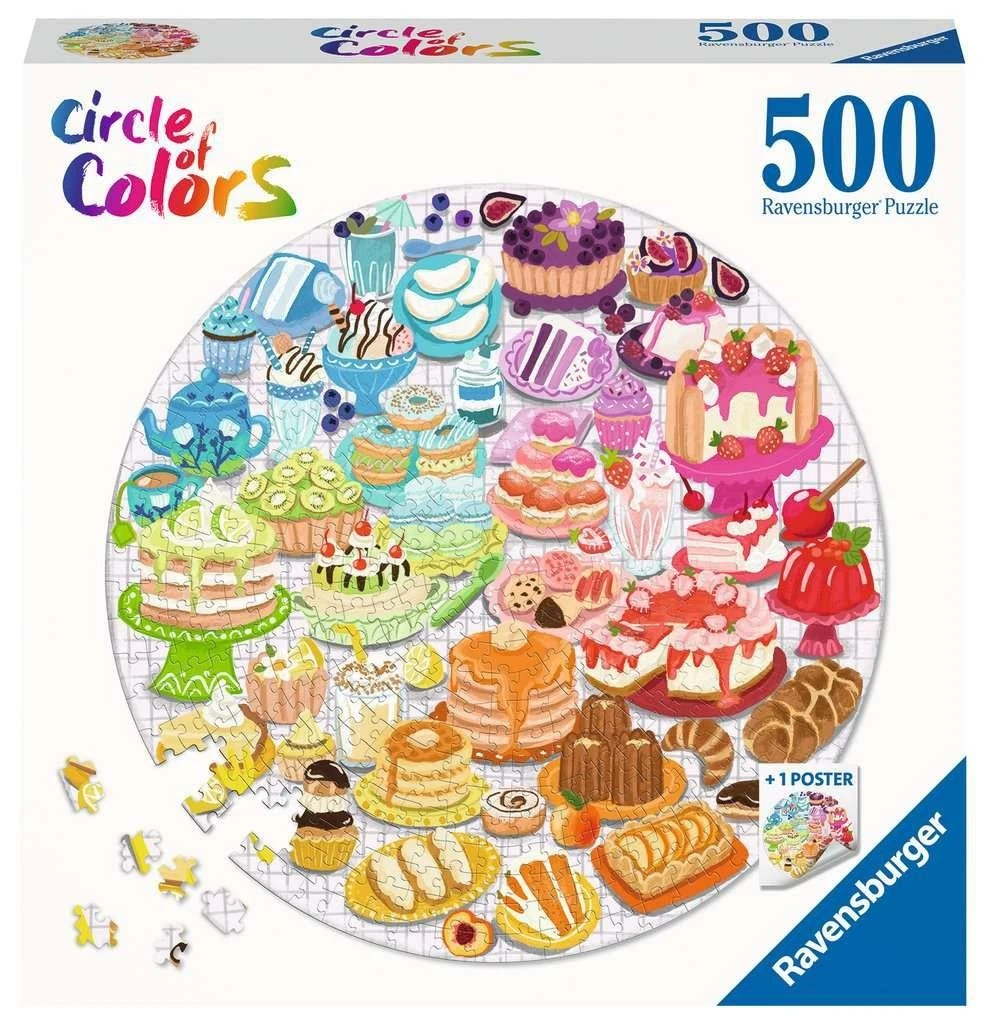 Ravensburger Dėlionė 500 vnt. - Desertai aprašymas - Prekės nuotrauka