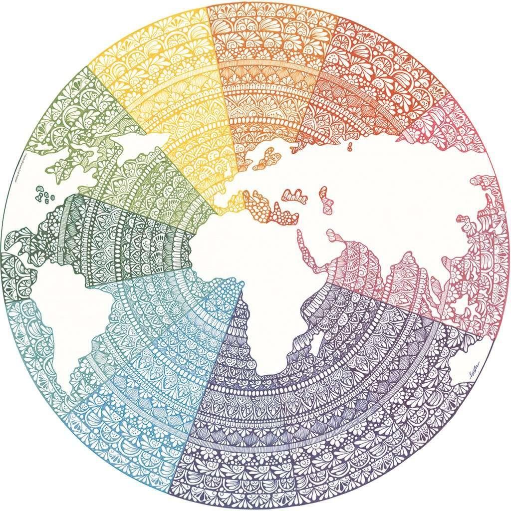Ravensburger Dėlionė 500 vnt. - Mandala aprašymas - Prekės nuotrauka