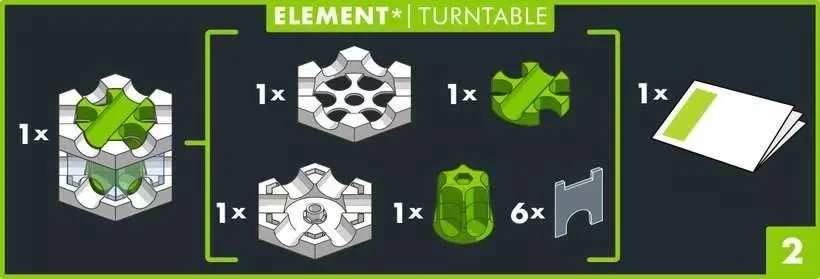 Ravensburger GraviTrax prailginimo rinkinys patefonas