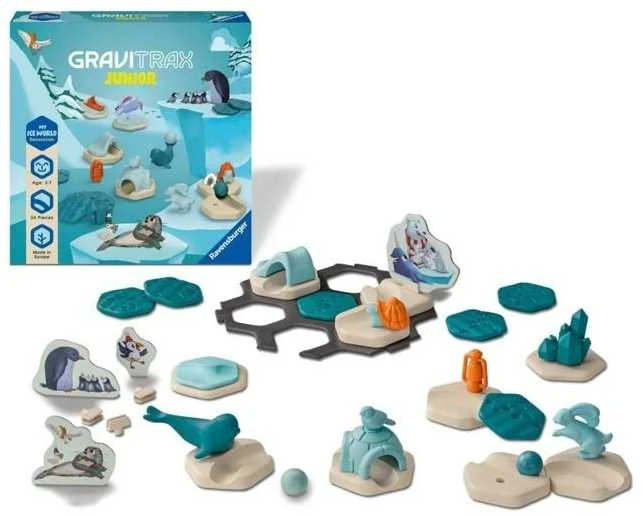 Ravensburger Mokslinis tiriamasis žaidimas GraviTrax Junior ledinis papildymas