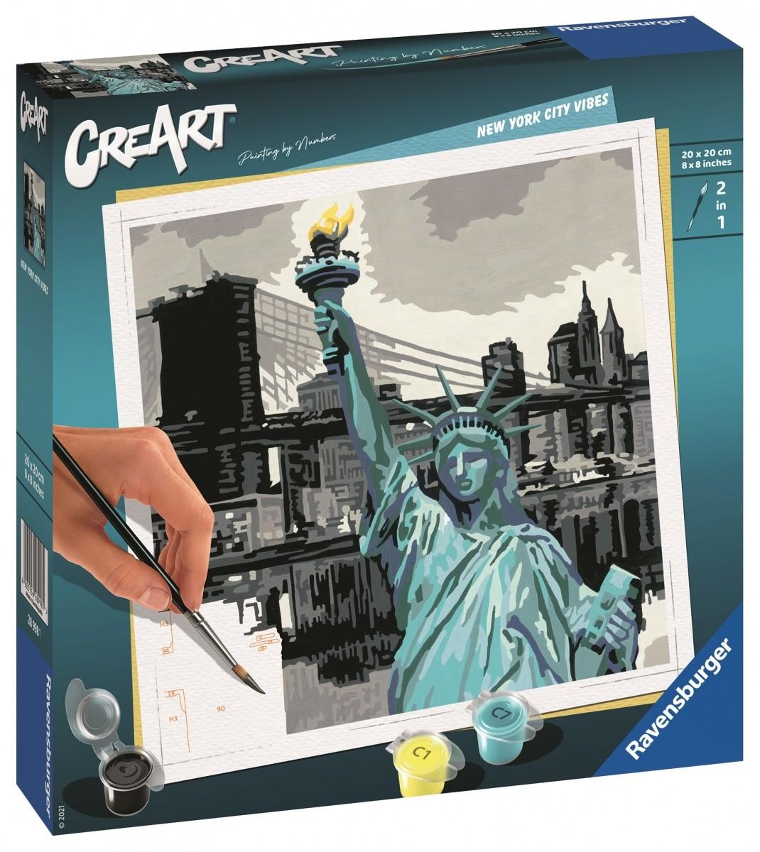 Ravensburger Tapyba pagal skaicius CreArt New York City Vibes D/F/I/NL/EN/E 28998