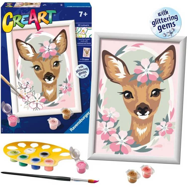 Ravensburger „CreArt“ vaikams: Gražūs elniai