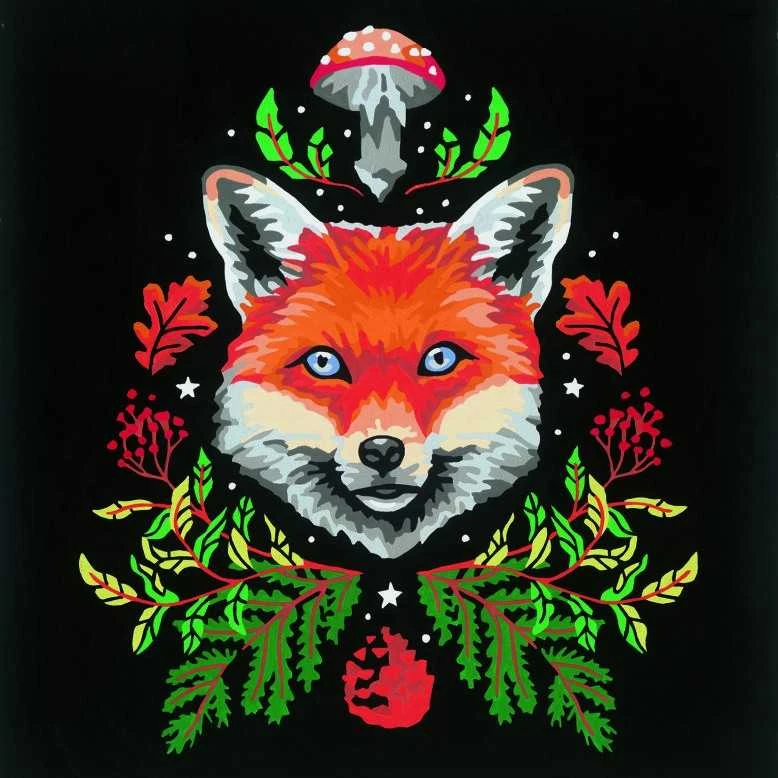 Tapymas pagal skaičius CreArt Pixie Cold Fox 23511 Ravensburger
