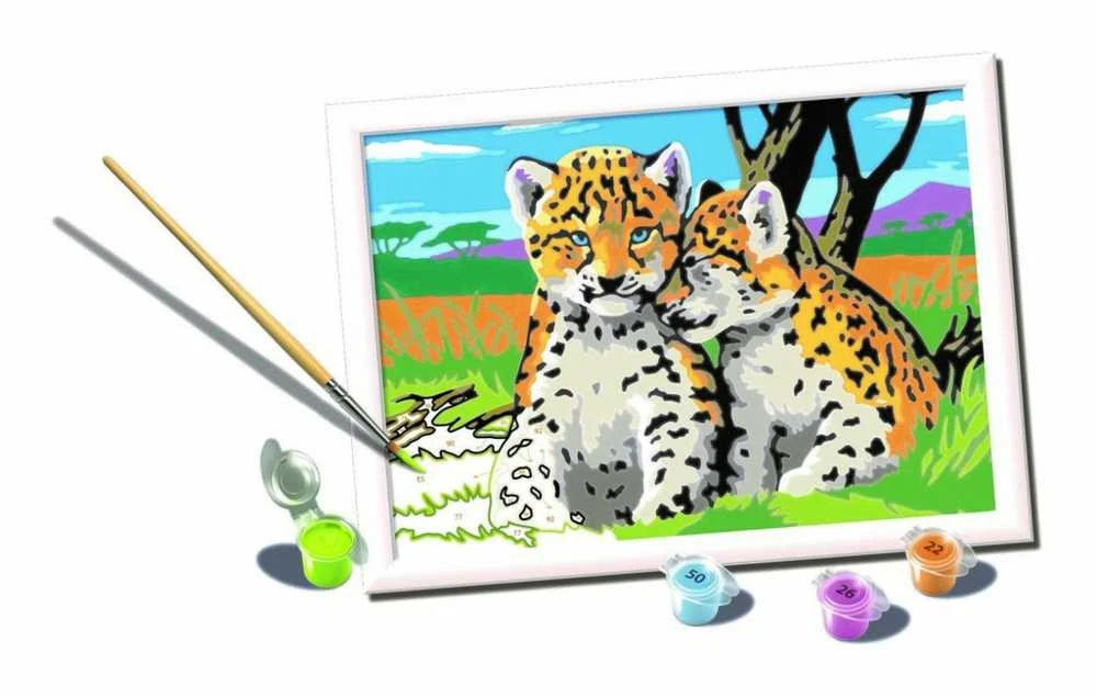 Tapymas pagal skaičius Safari Friends 20262 Ravensburger