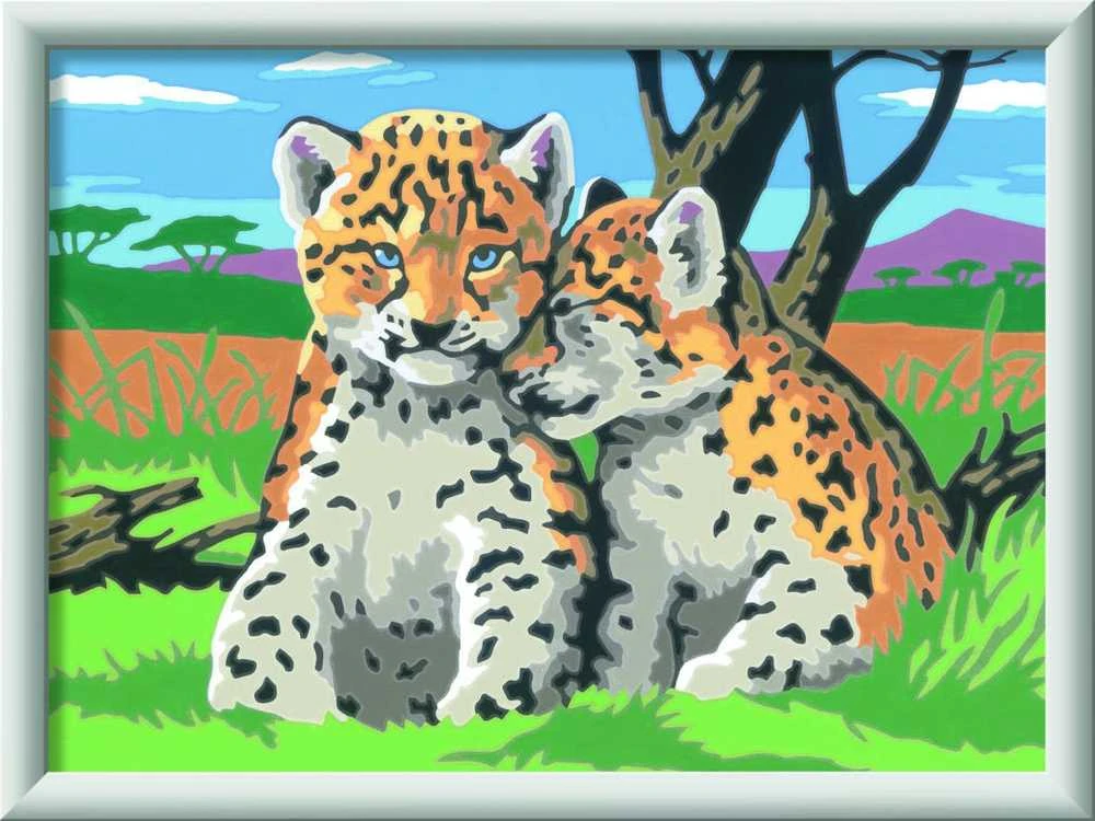 Tapymas pagal skaičius Safari Friends 20262 Ravensburger