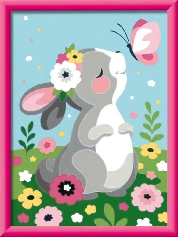 Tapymas pagal skaičius Beautiful Bunny 20179 Ravensburger